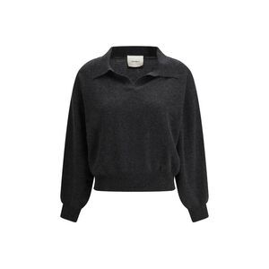 Lisa Yang Gray Cashmere Women's Sweatshirt